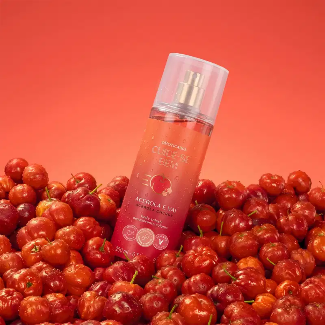 Cuide-se Bem Acerola e Vai Body Splash Fruity Citrus 200ml O Boticário