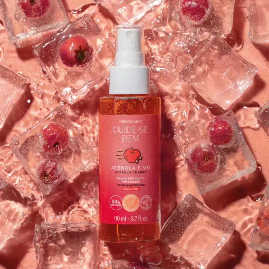 Cuide-se Bem Acerola e Vai Refreshing Face & Body Mist 110ml O Boticário