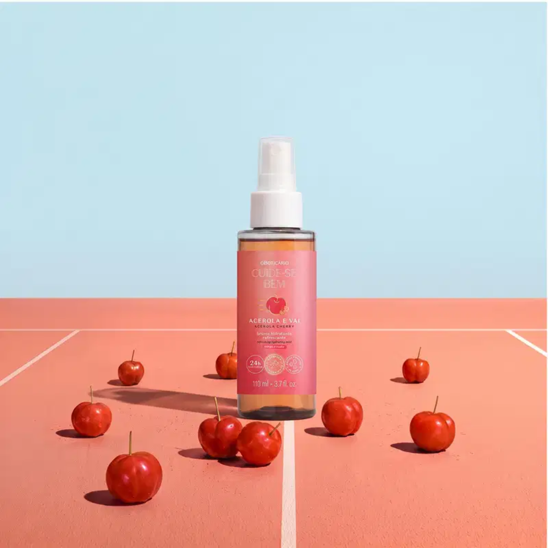 Cuide-se Bem Acerola e Vai Refreshing Face & Body Mist 110ml O Boticário