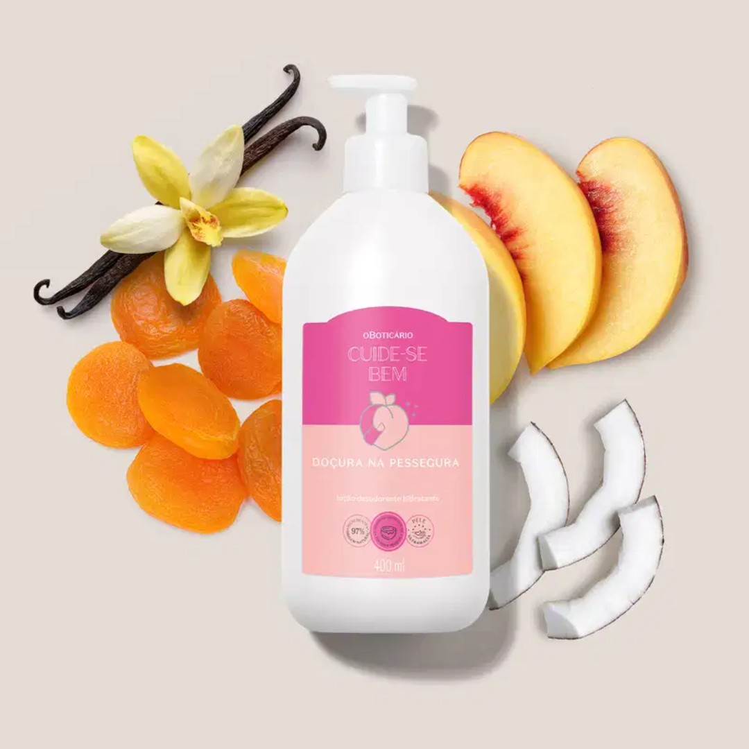 Cuide-se Bem Doçura na Pessegura Sweet Body Lotion 400ml O Boticário