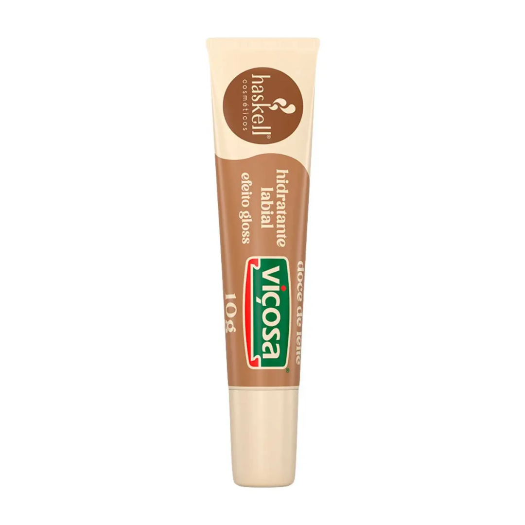 Viçosa Doce de Leite Sweet Milk Lip Balm Glossy Finish 10g Haskell
