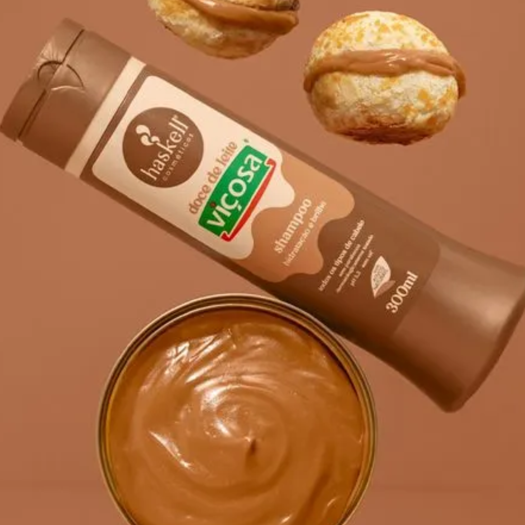 Viçosa Doce de Leite Shampoo Hair Mask Set Home Care Kit Haskell