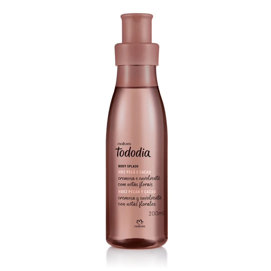 Tododia Noz Peca Pecan Nut Cacau Cocoa Body Splash 200ml Natura