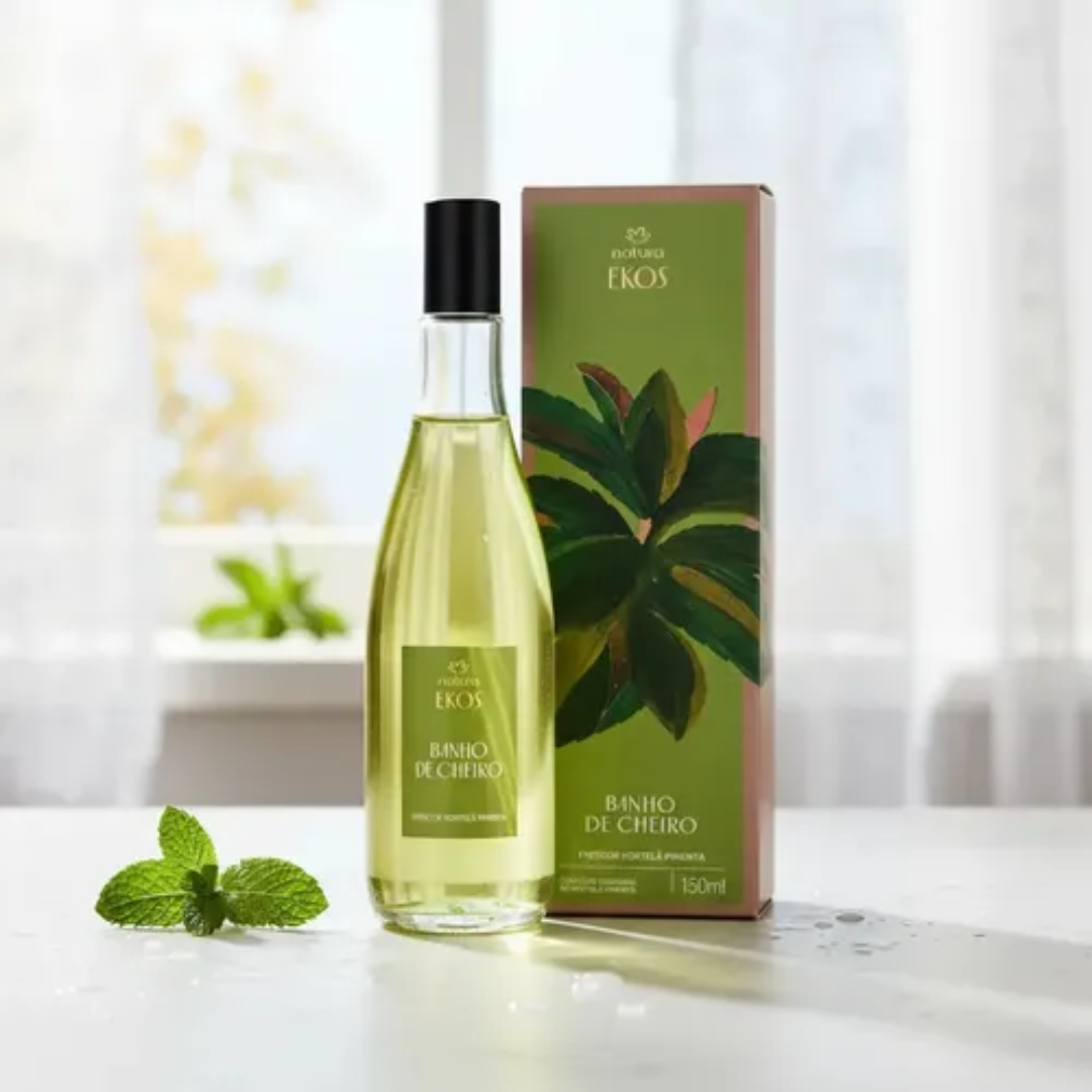 Ekos Frescor Banho de Cheiro Peppermint Woody Cologne 150ml Natura