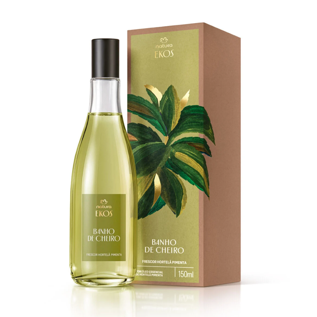Ekos Frescor Banho de Cheiro Peppermint Woody Cologne 150ml Natura