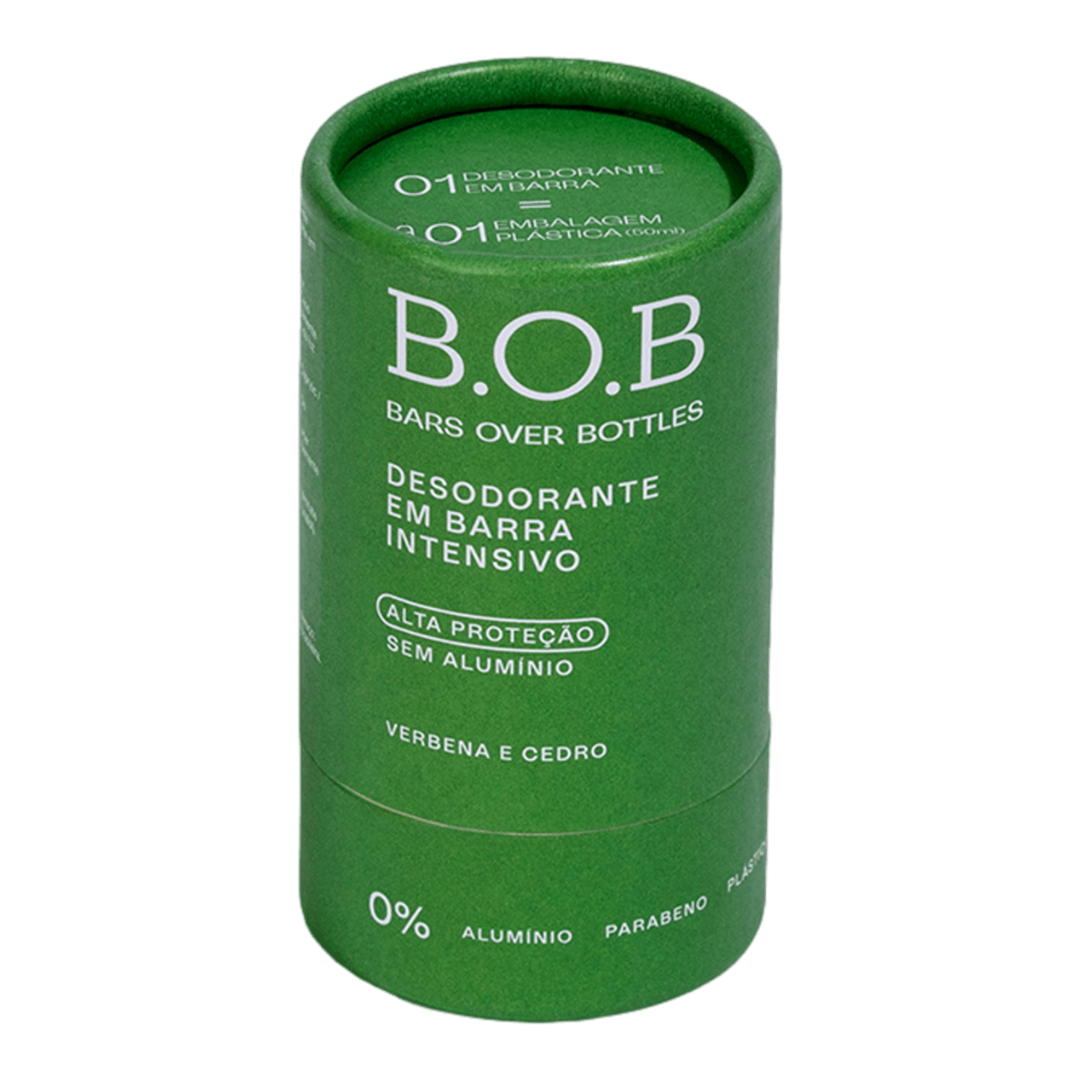 Bars Over Bottles Verbena Cedar Natural Aluminum-Free Deodorant 50g B.O.B