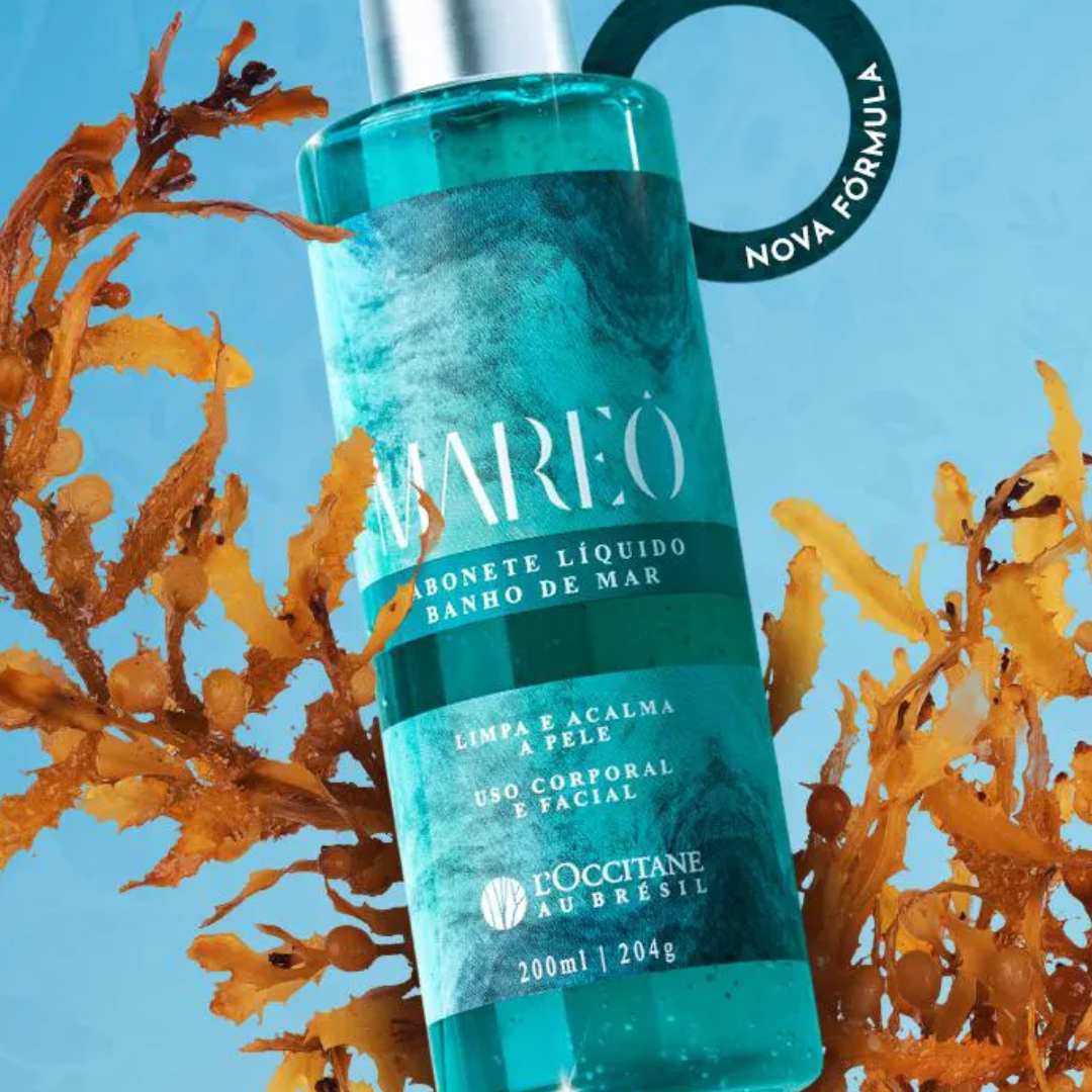 Mareô Sea Bath Liquid Soap Daily Skin Cleansing 200ml L'Occitane