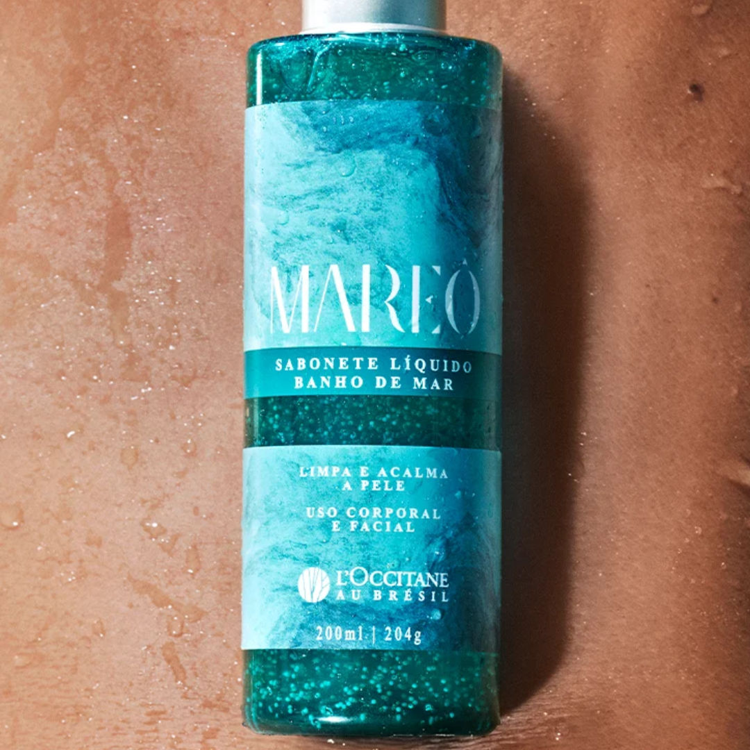Mareô Sea Bath Liquid Soap Daily Skin Cleansing 200ml L'Occitane