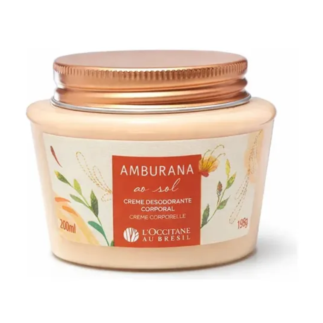 Amburana ao Sol Deodorant Body Cream 200ml L'Occitane