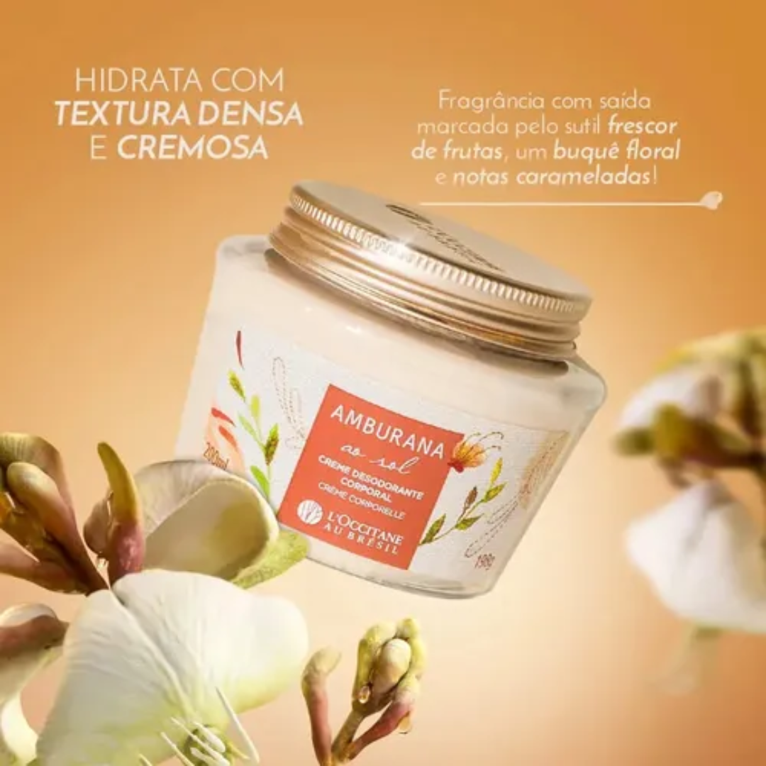 Amburana ao Sol Deodorant Body Cream 200ml L'Occitane