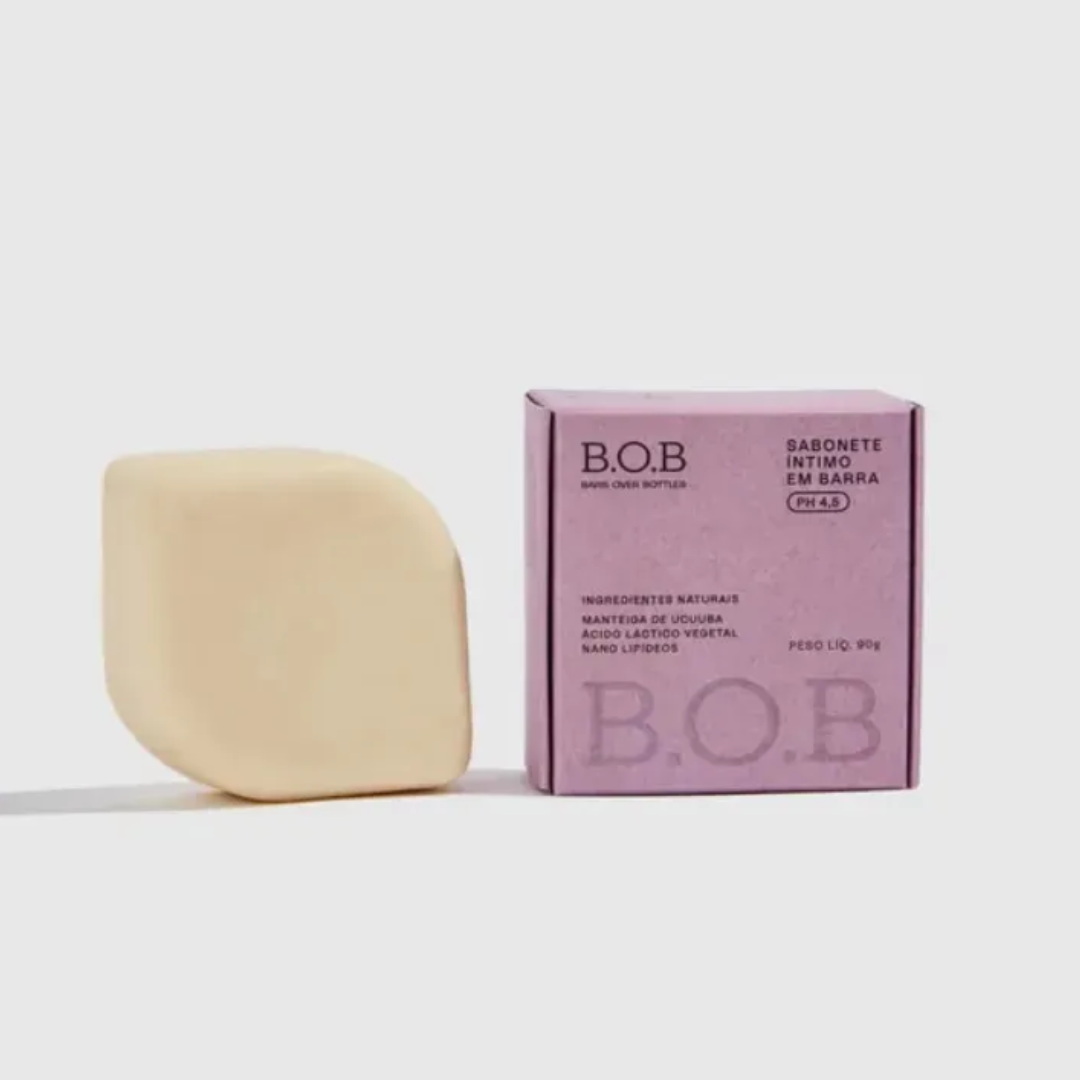 Lot of 2 Bars Over Bottles Natural Intimate Cleansing Bar 90g B.O.B