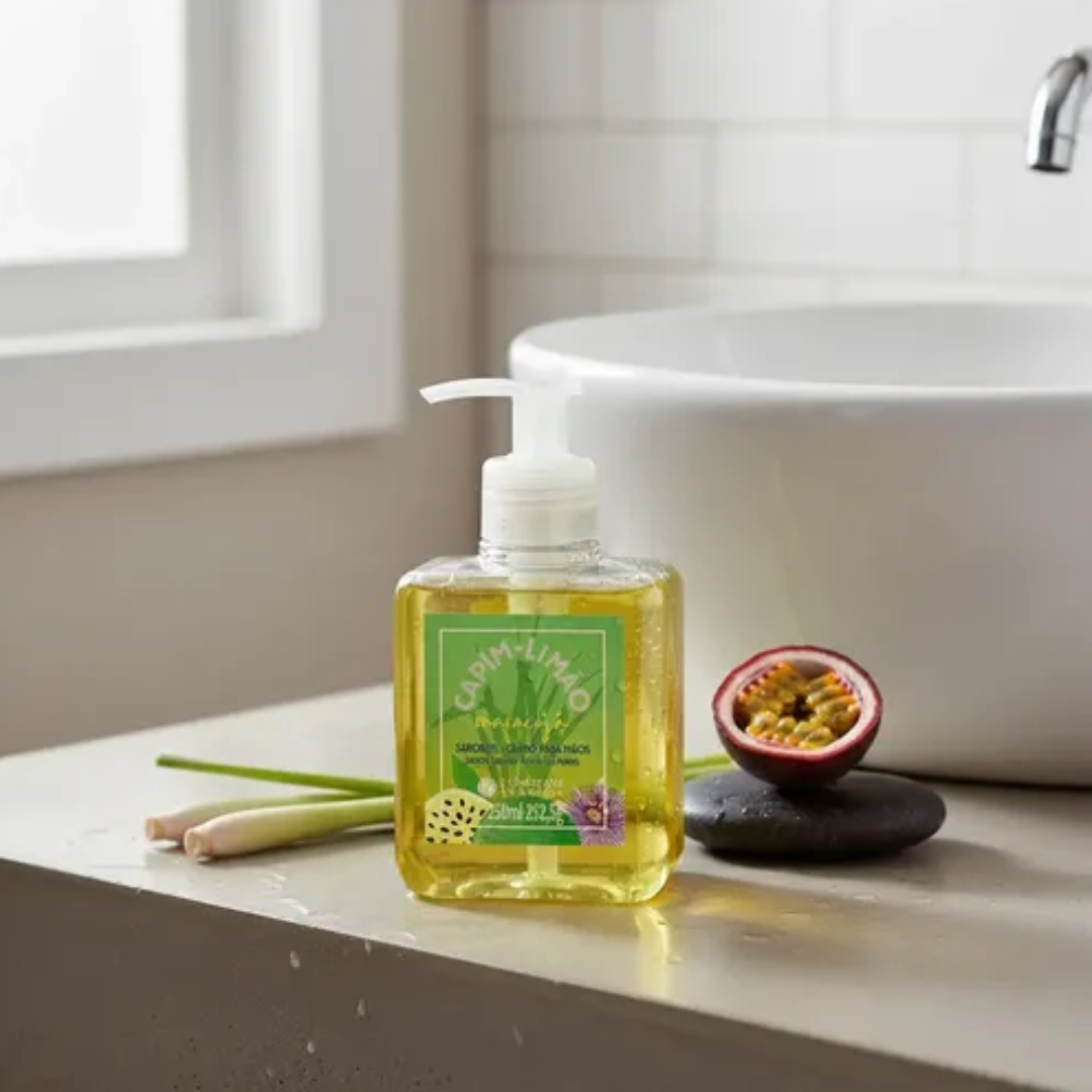 Capim Limao Lemongrass Passion Fruit Liquid Hand Soap 250ml L'Occitane