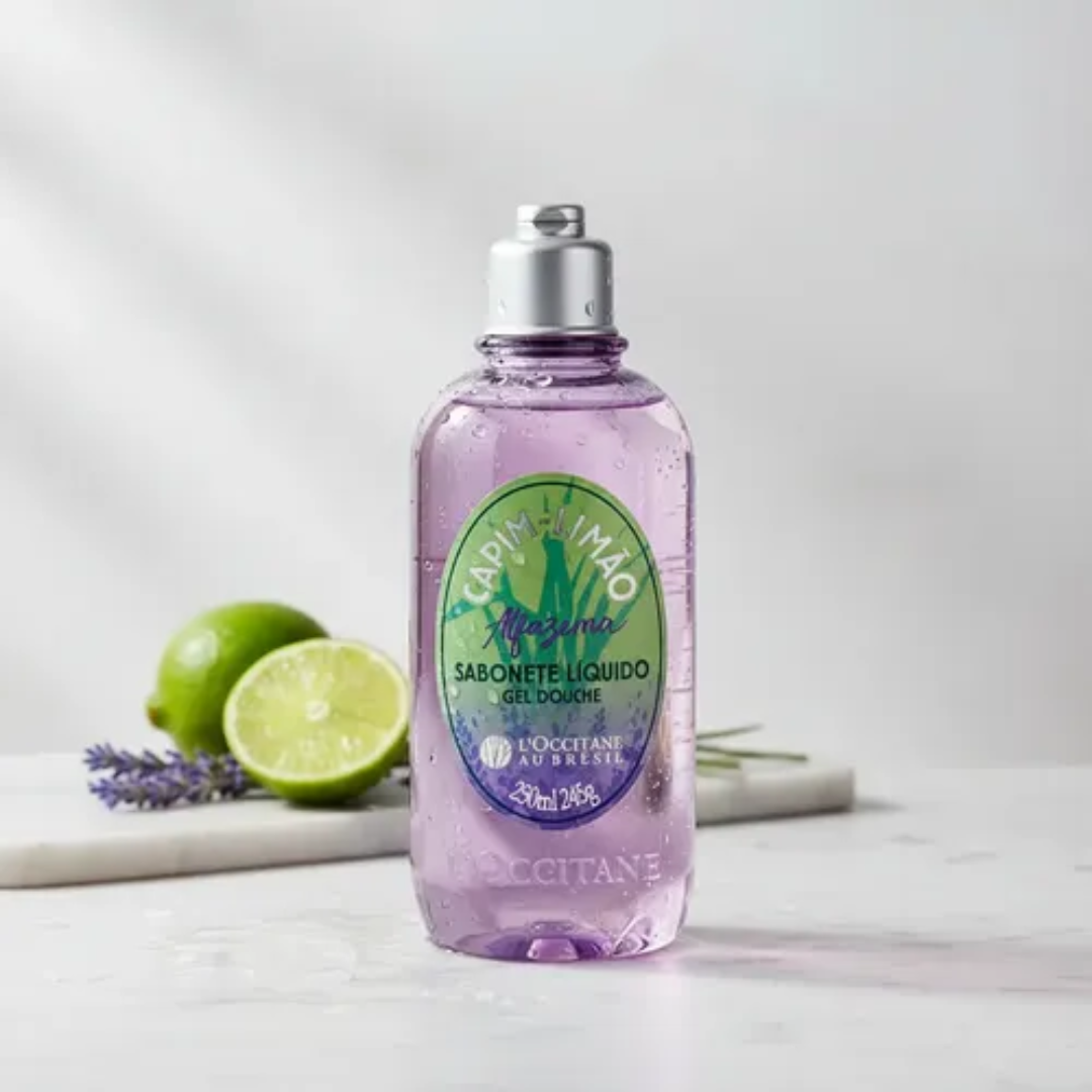 Capim Limao Lemongrass Lavender Liquid Soap 250ml L'Occitane