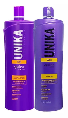 Agilise Professional Unika Ojon Hair Straightening Progressive Brush Reducer Kit