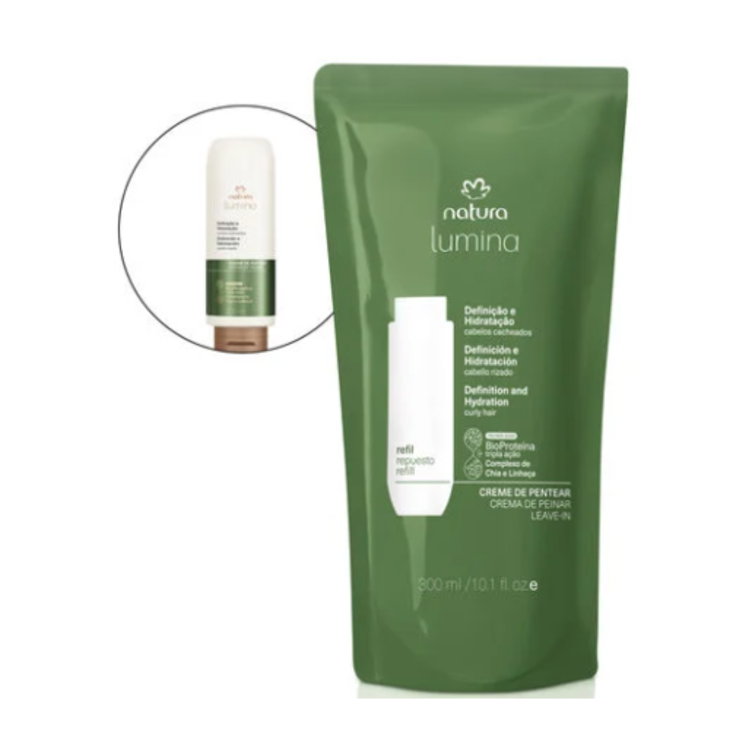 Natura LUMINA Pentear Brilho Intenso Cacheados / Refill Comby Shine Intense Curly Hair