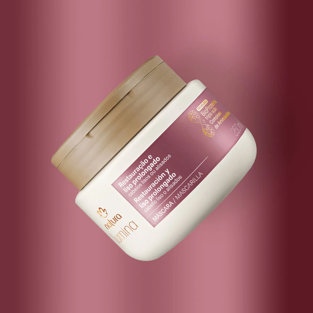 Lumina Liso Prolongado Restorative Hair Mask Straight Hair 250ml Natura