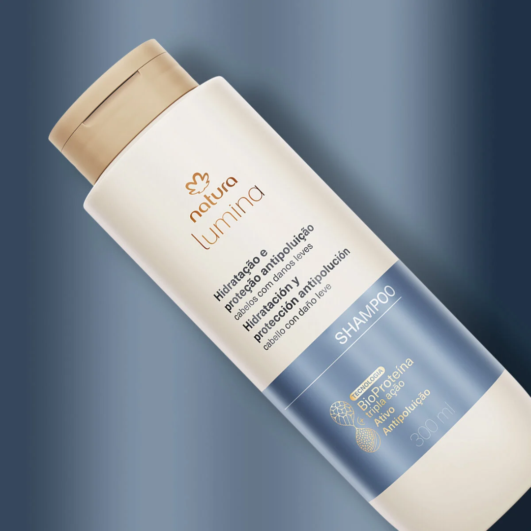 Lumina Hidratação Antipoluição Shampoo Anti-Pollution Hydration 300ml Natura