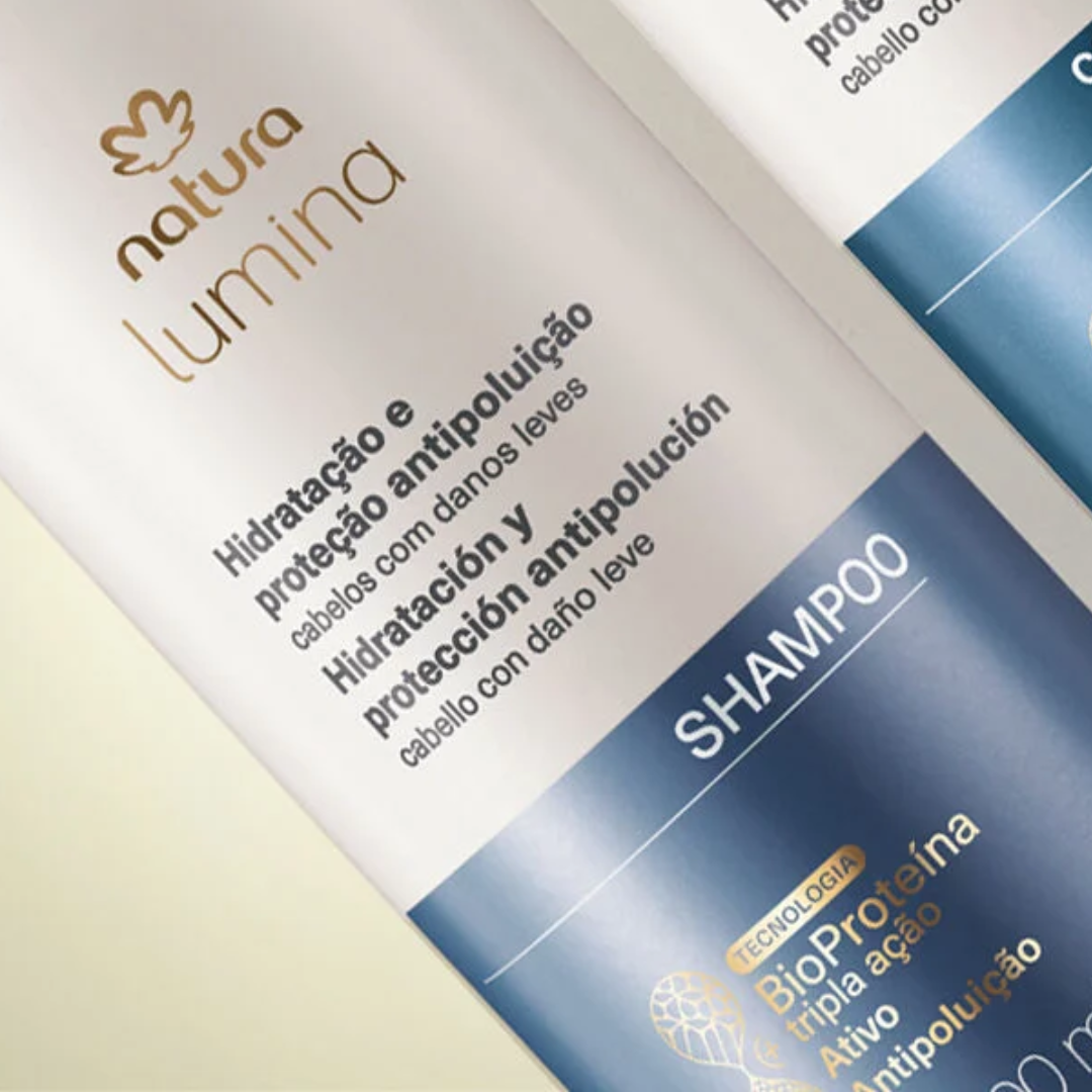 Lumina Hidratação Antipoluição Shampoo Anti-Pollution Hydration 300ml Natura