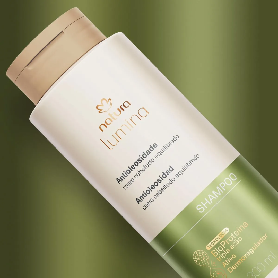 Lumina Antioleosidade Balancing Purifiying Shampoo Oily Hair 300ml Natura