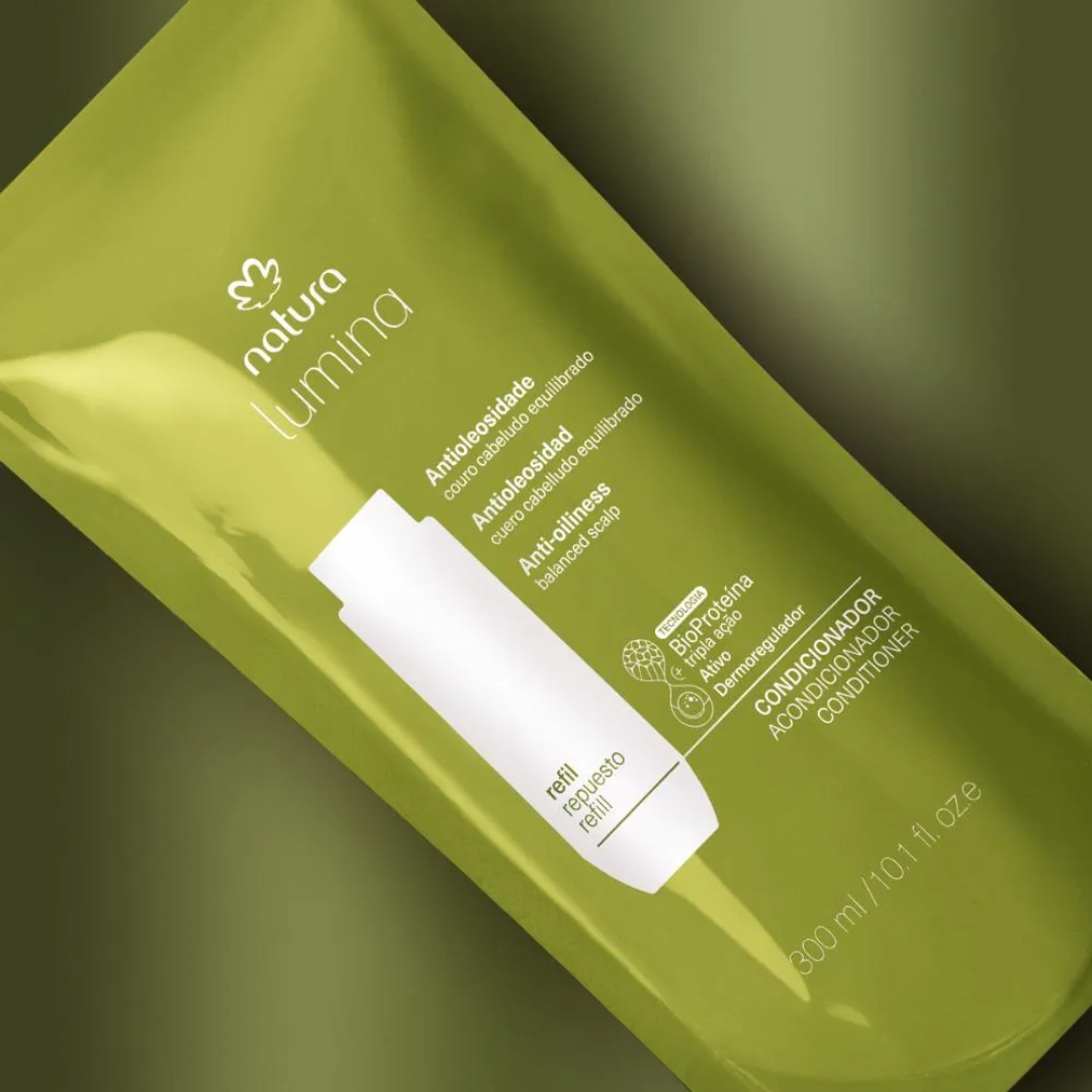 Lumina Antioleosidade Oily Hair Refill Balancing Condicioner 300ml Natura