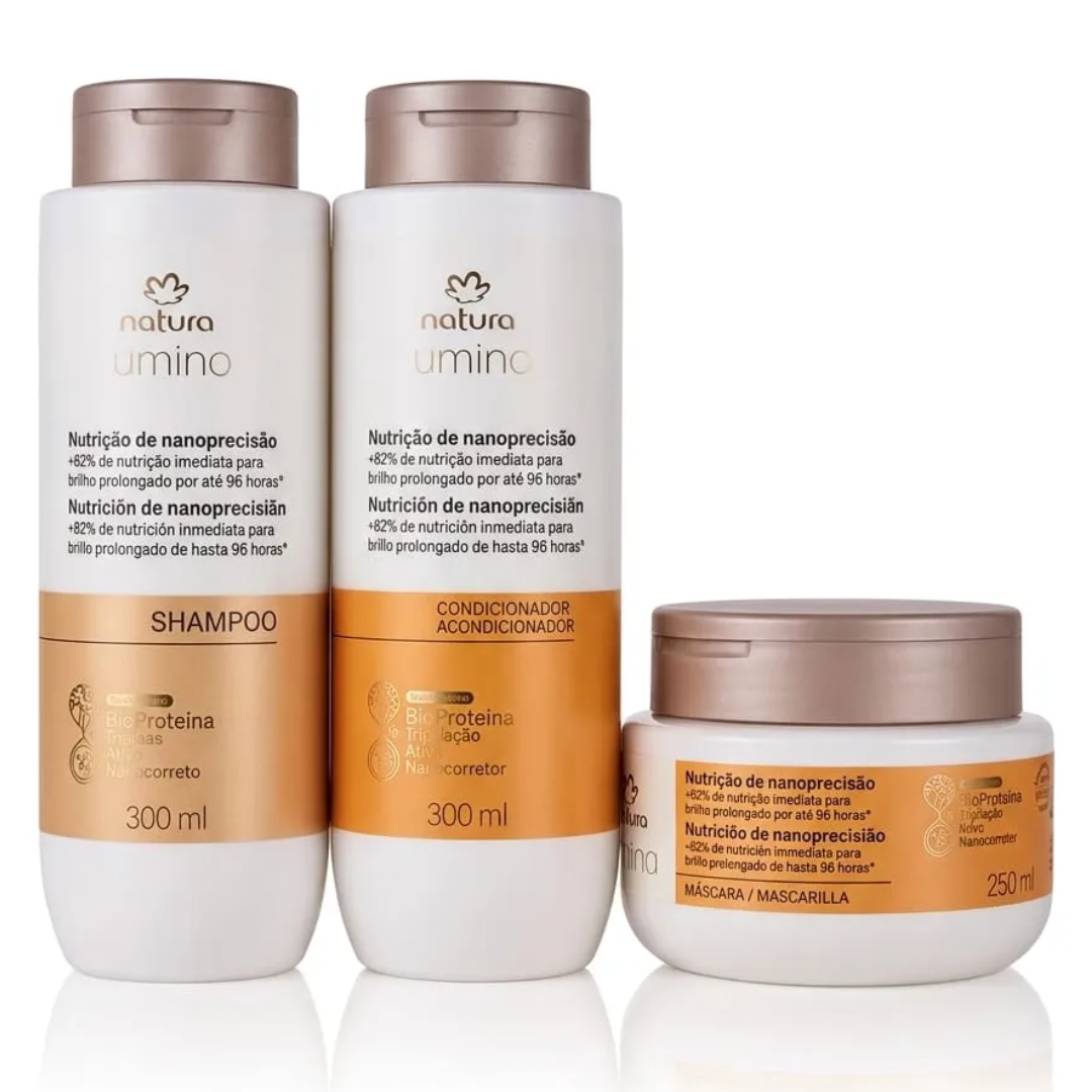 Lumina Nanoprecisao Nanoprecision Nutrition Hair Care Set Kit Natura