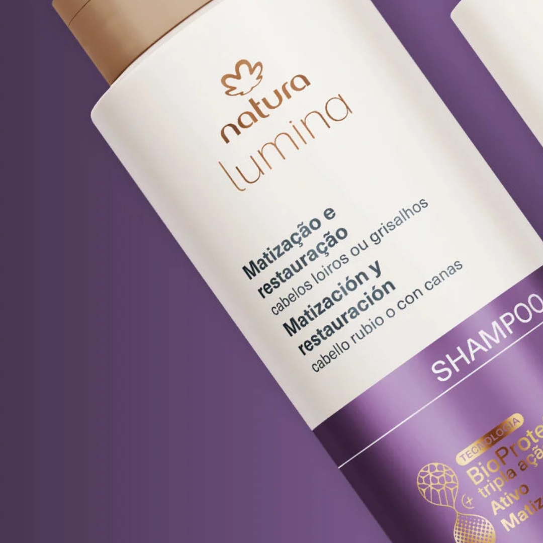 Lumina Toning Shampoo for Blonde & Gray Hair 300ml Natura