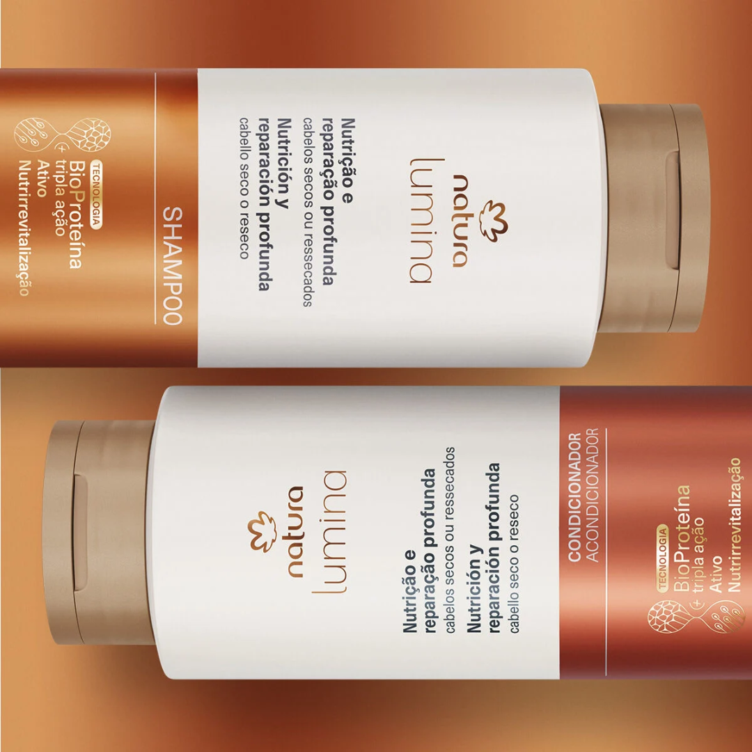 Lumina Nutrição e Reparação Nutrition & Repair Hair Care Set Kit Natura