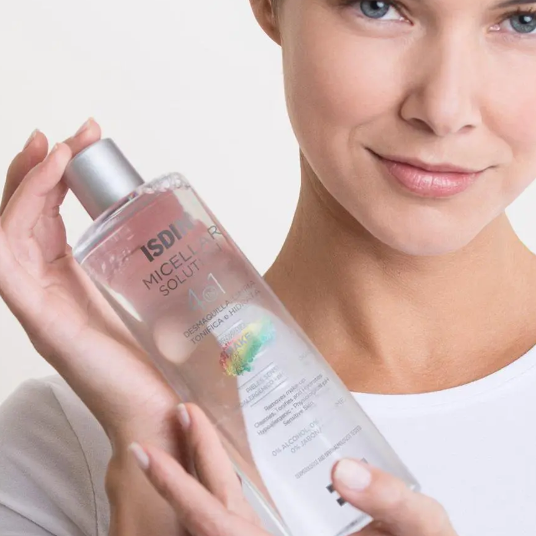 Micellar Solution 4-in-1 Facial Cleanser & Makeup Remover 400ml ISDIN