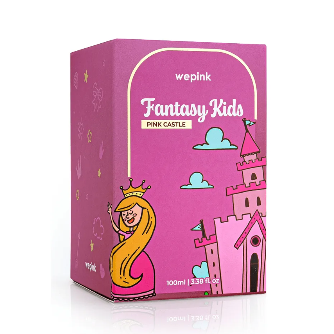 Fantasy Kids Pink Castle Body Cologne Strawberry & Vanilla 100ml Wepink