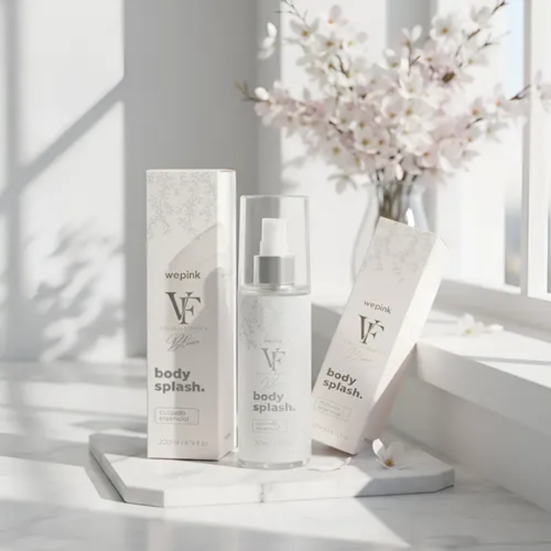 VF Bloom Body Splash Peach, Coconut & Vanilla Cologne 200ml Wepink
