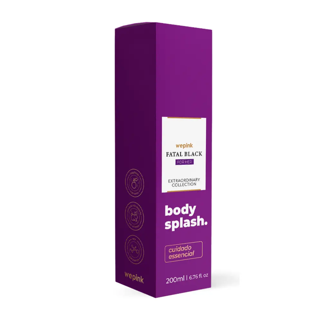 Fatal Black For Her Body Splash Saffron, Rose & Iris 200ml Wepink