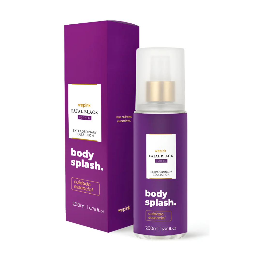 Fatal Black For Her Body Splash Saffron, Rose & Iris 200ml Wepink