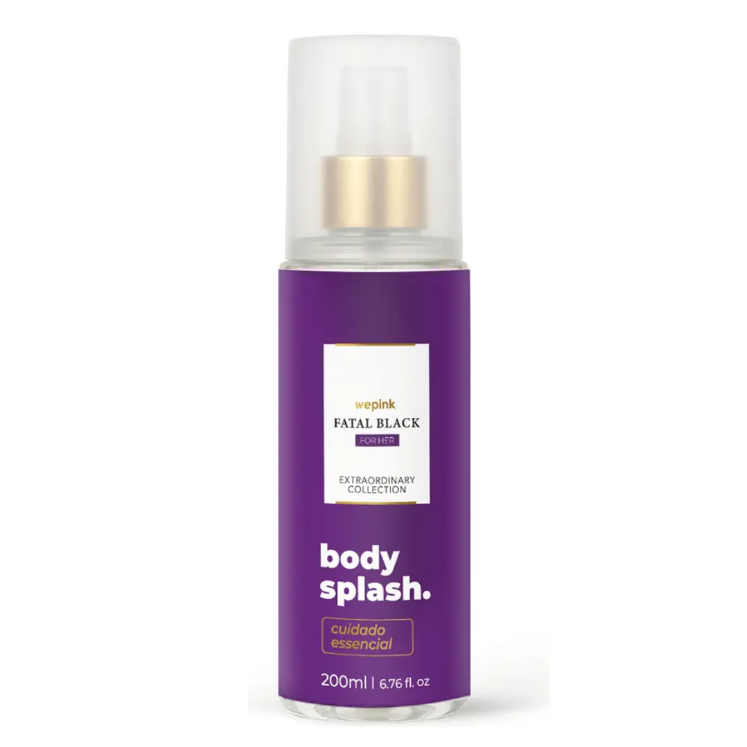 Fatal Black For Her Body Splash Saffron, Rose & Iris 200ml Wepink