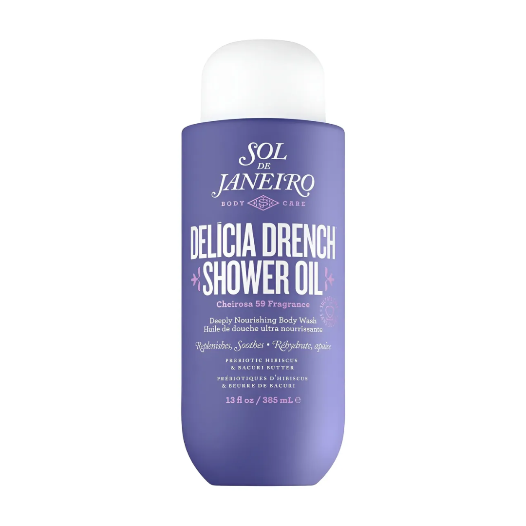 Delícia Drench Shower Oil Cheirosa 59 Daily Care 385ml Sol de Janeiro