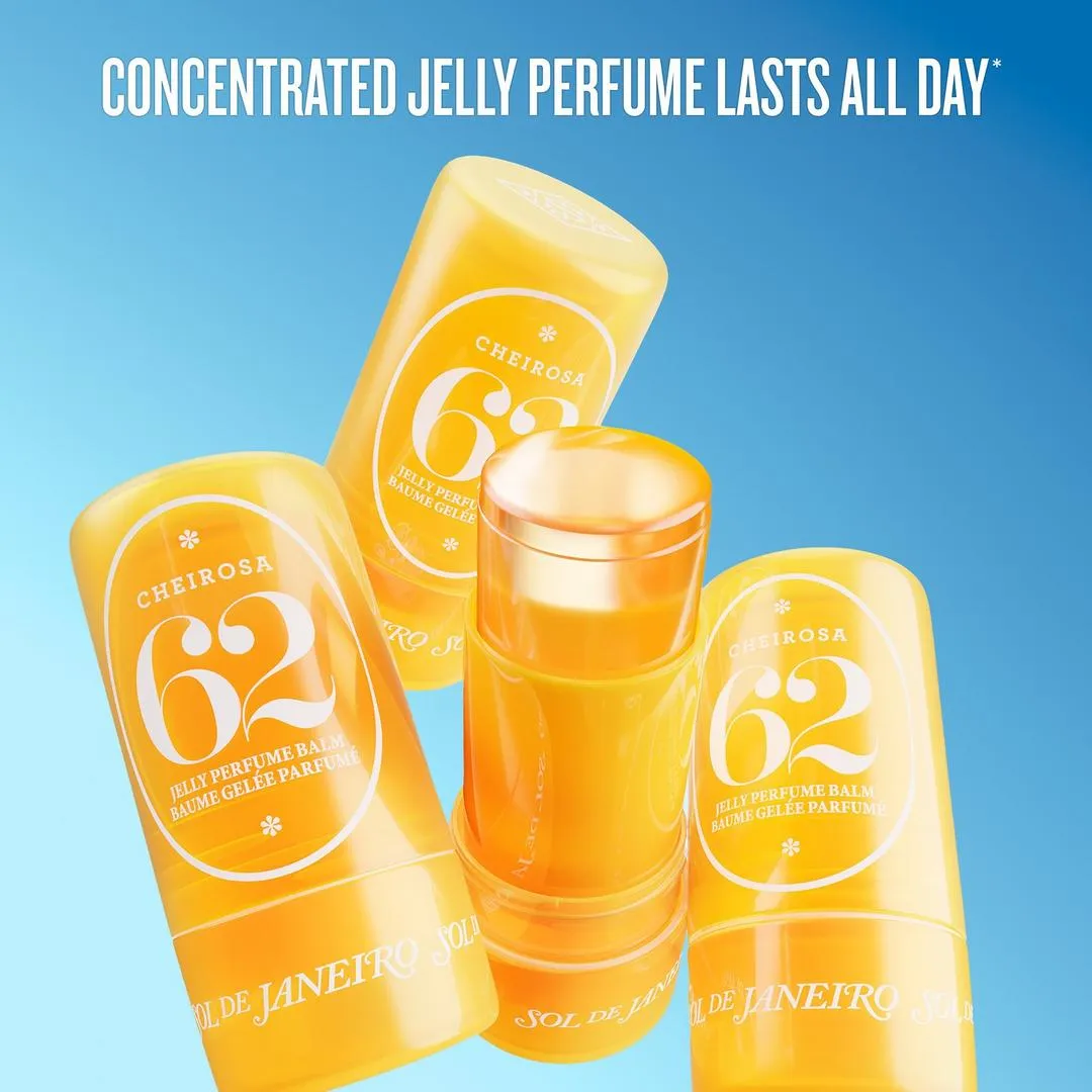 Cheirosa 62 Jelly Perfume Balm Solid Fragrance 4ml Sol de Janeiro