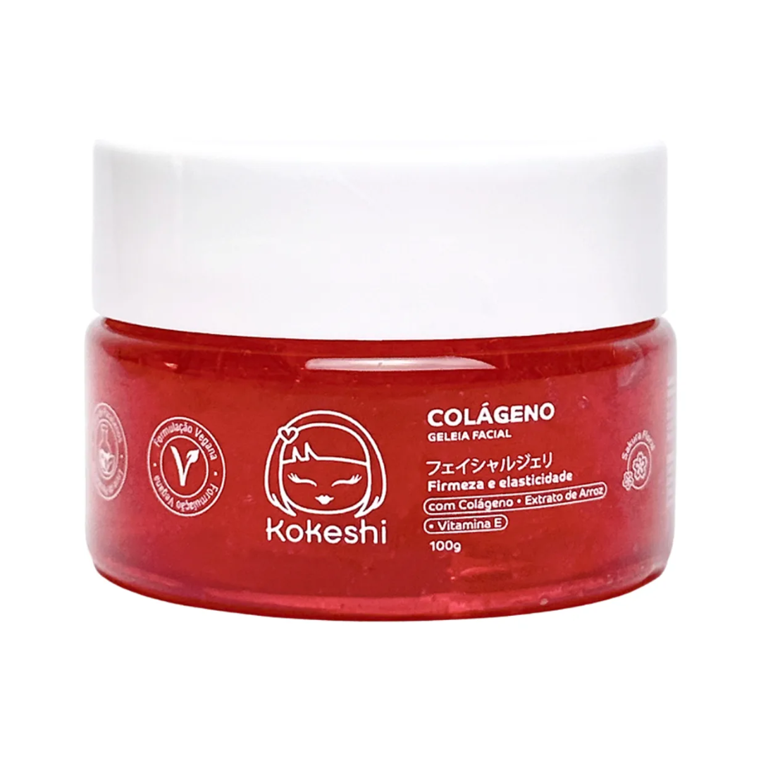 Collagen Facial Jelly Moisturizer Firming & Hydrating 100g Kokeshi