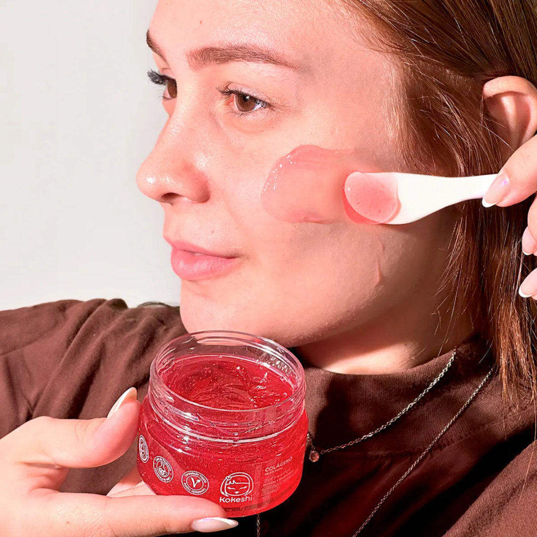 Collagen Facial Jelly Moisturizer Firming & Hydrating 100g Kokeshi
