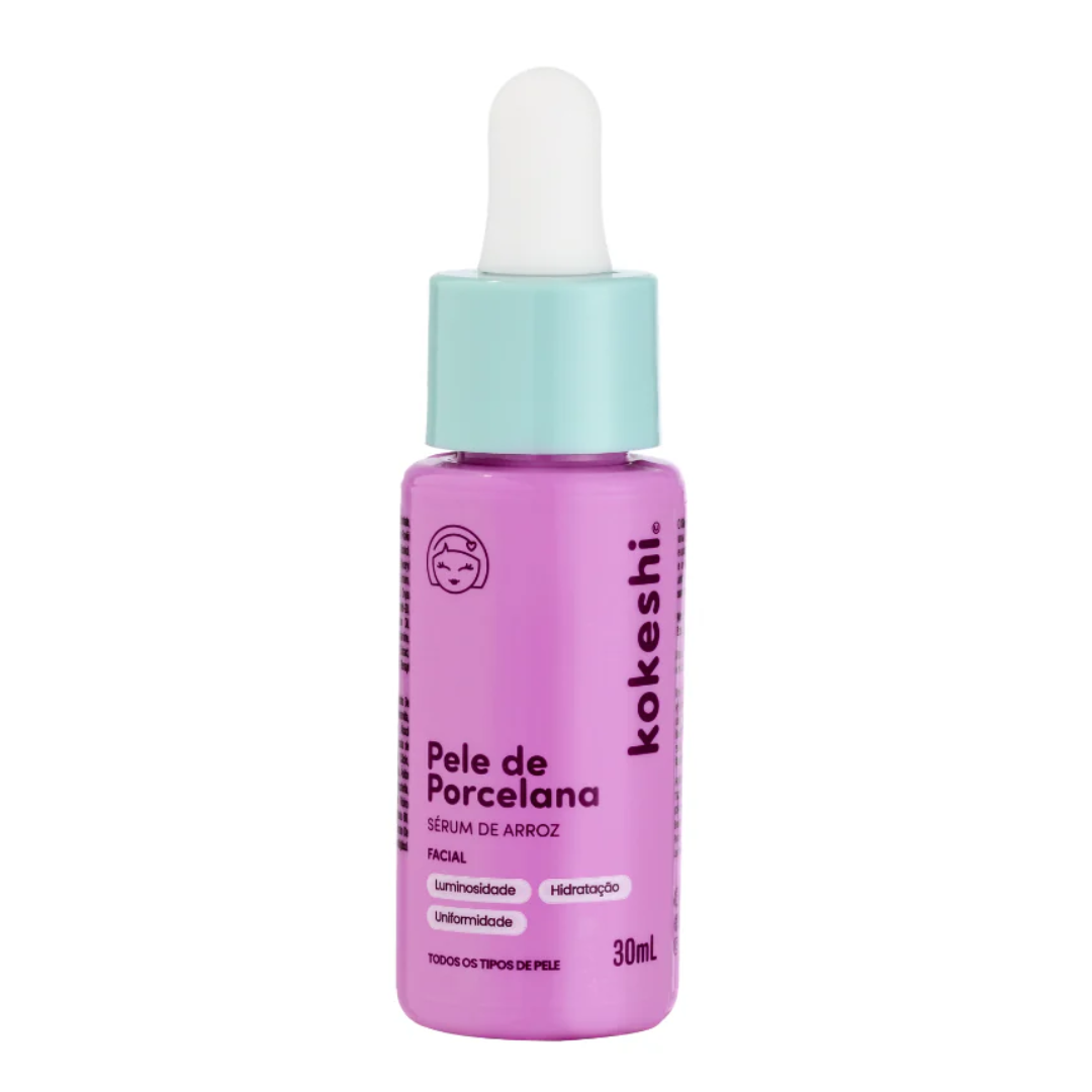 Pele de Porcelana Rice Serum Brightening & Hydrating 30ml Kokeshi