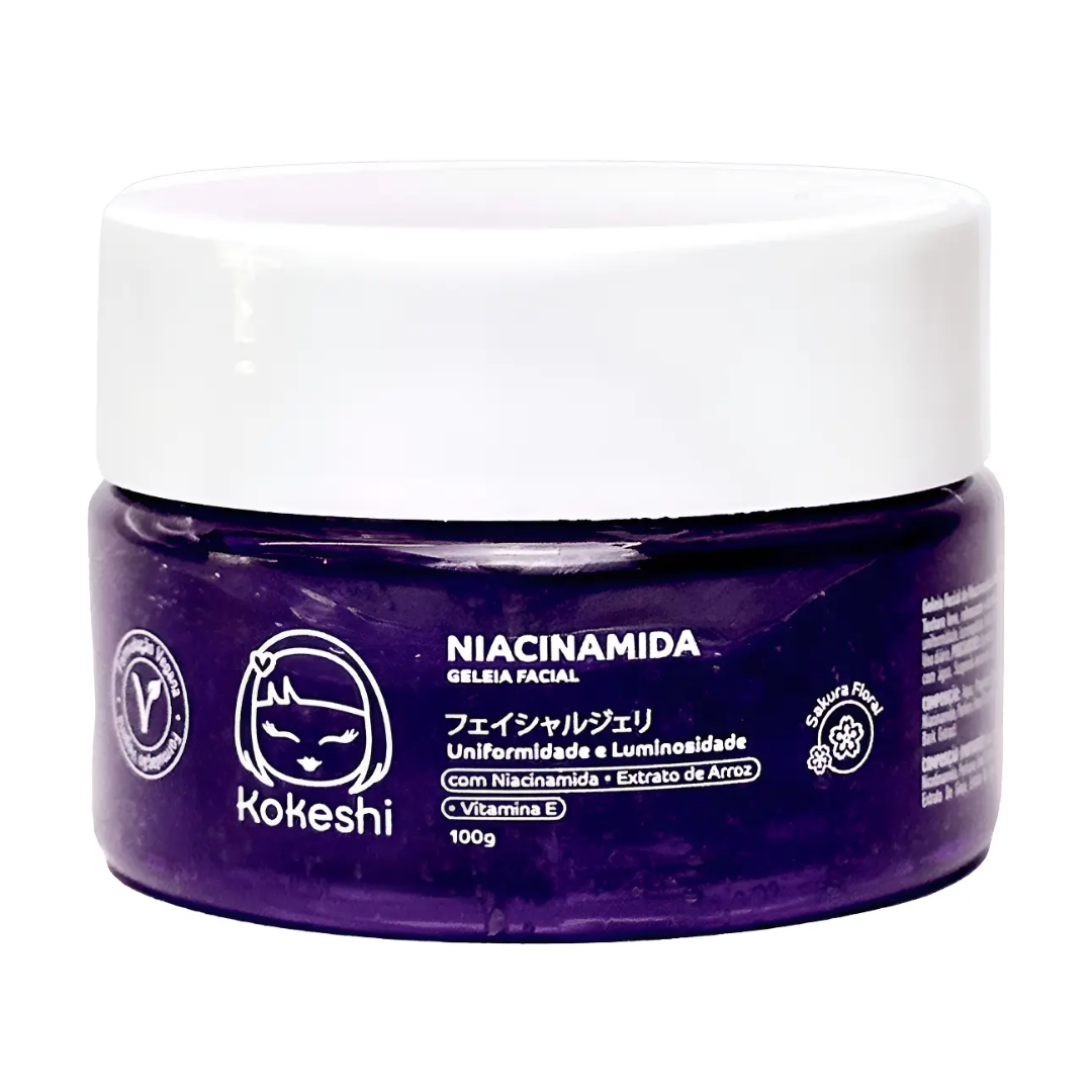Niacinamide Facial Jelly Moisturizer Hydrating Brightening 100g Kokeshi