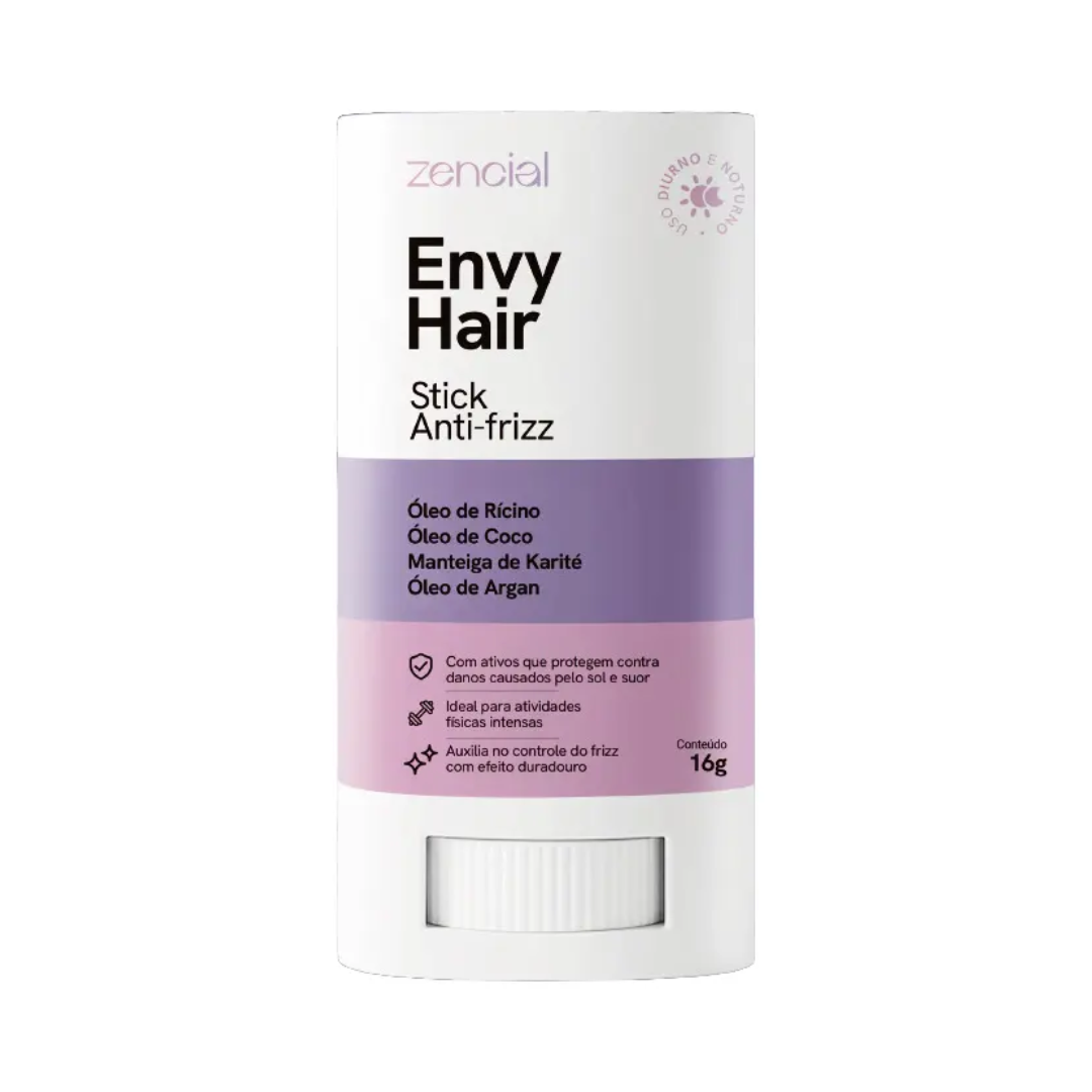 Anti-Frizz Hair Stick Frizz & Flyaway Control Finisher 16g Zencial