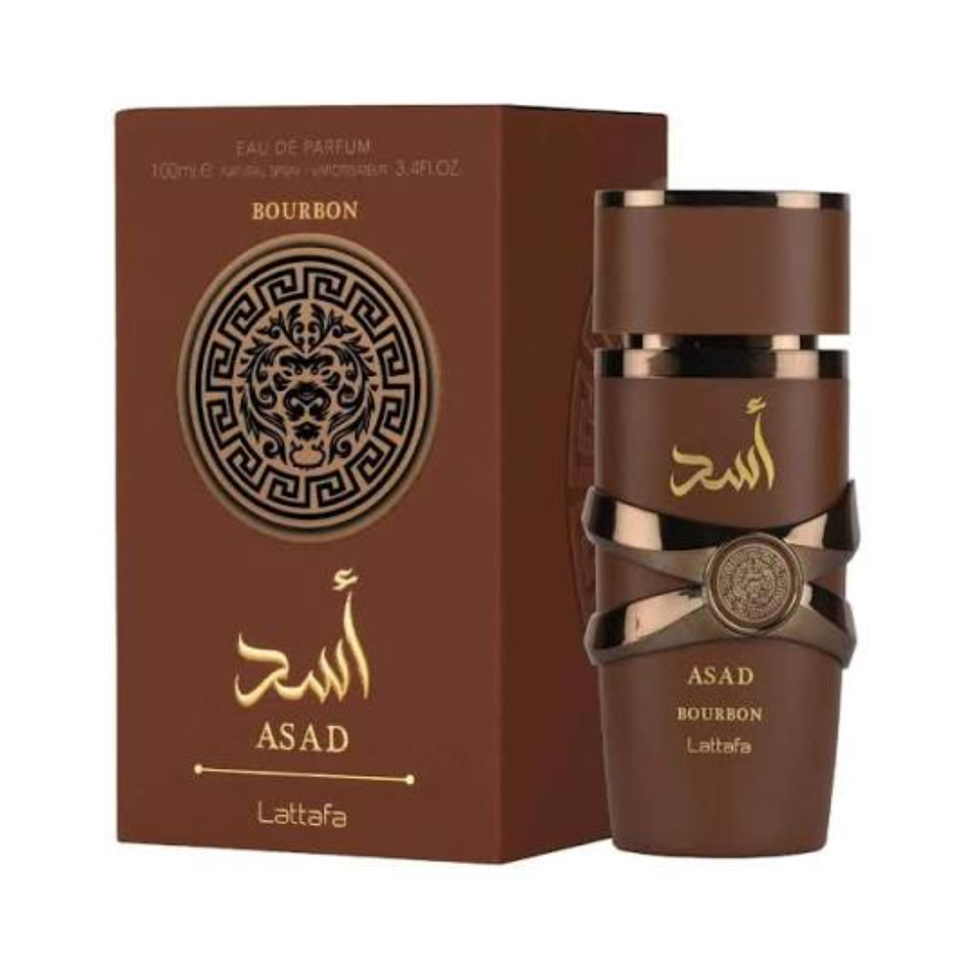 Asad Bourbon Eau de Parfum Arabic Vanilla & Spicy Perfume 100ml Lattafa