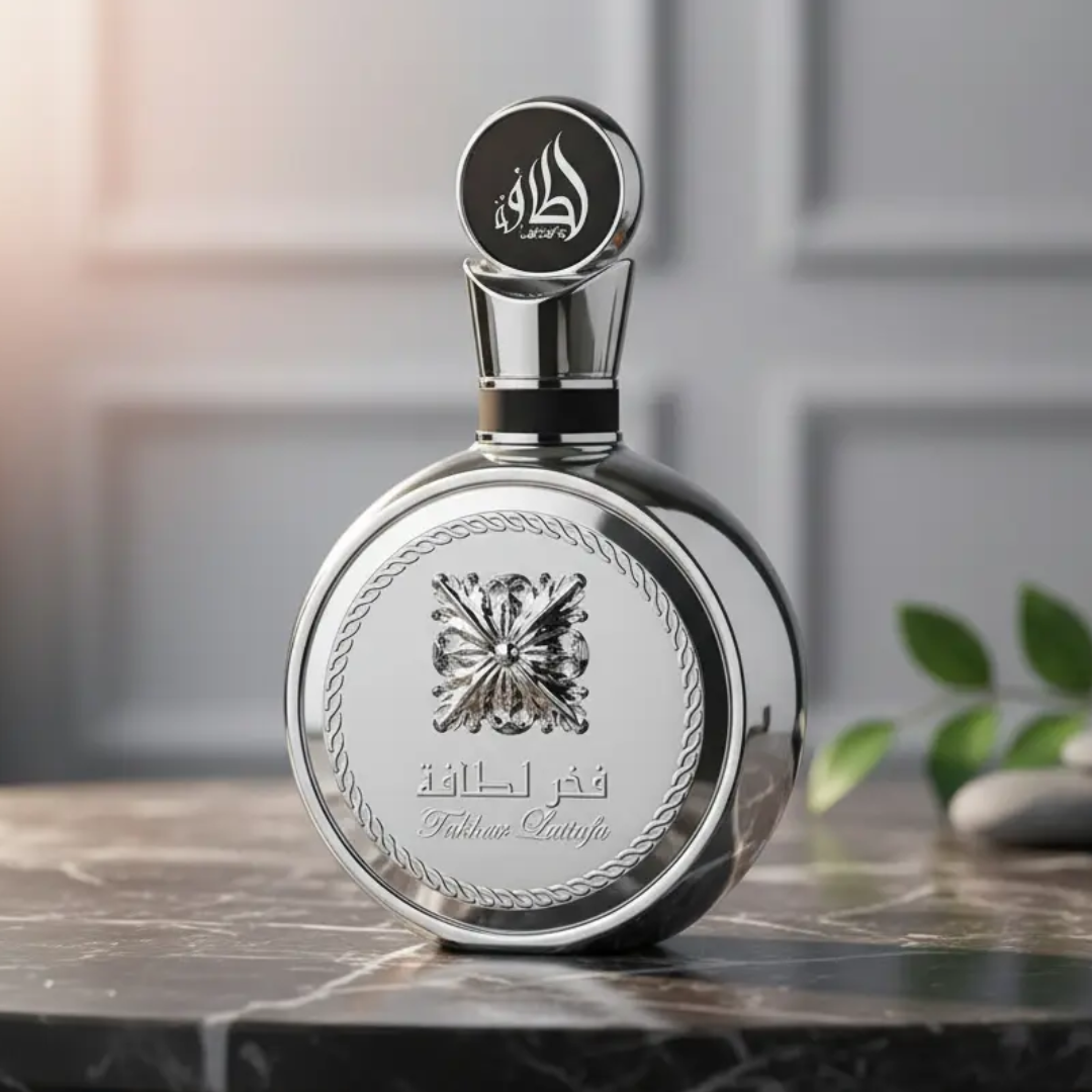 Fakhar Platinum Eau de Parfum Woody Spicy Arabic Perfume 100ml Lattafa
