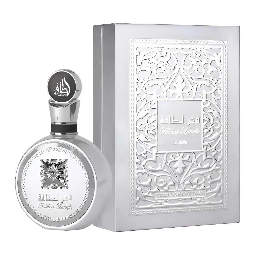 Fakhar Platinum Eau de Parfum Woody Spicy Arabic Perfume 100ml Lattafa
