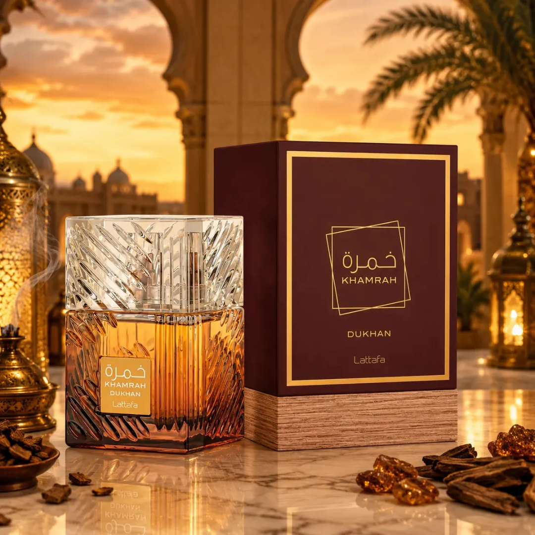 Khamrah Dukhan Eau de Parfum Spicy Smoky Arabic Perfume 100ml Lattafa