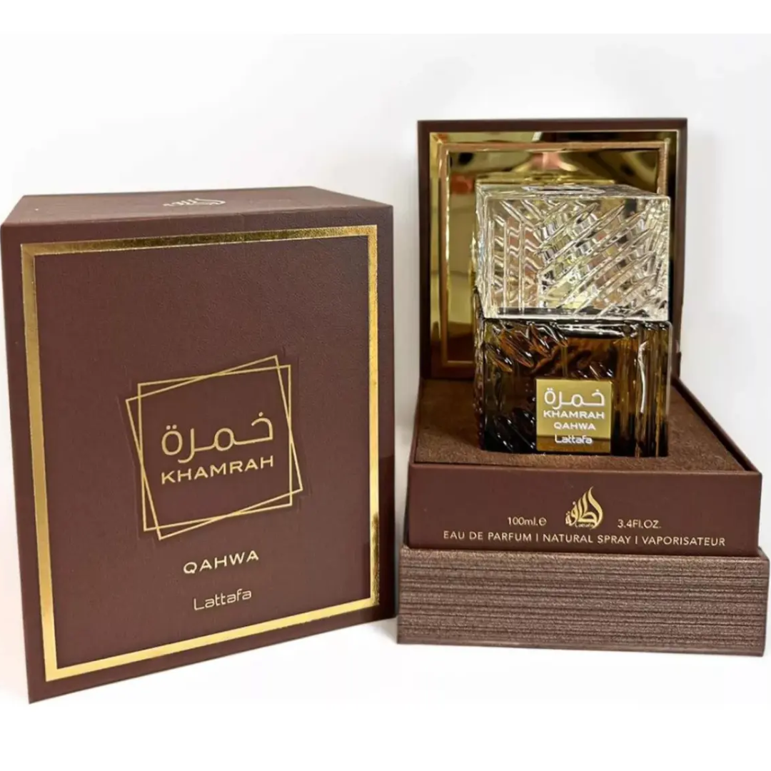 Khamrah Qahwa EDP Unisex Arabic Coffee & Vanilla Perfume 100ml Lattafa