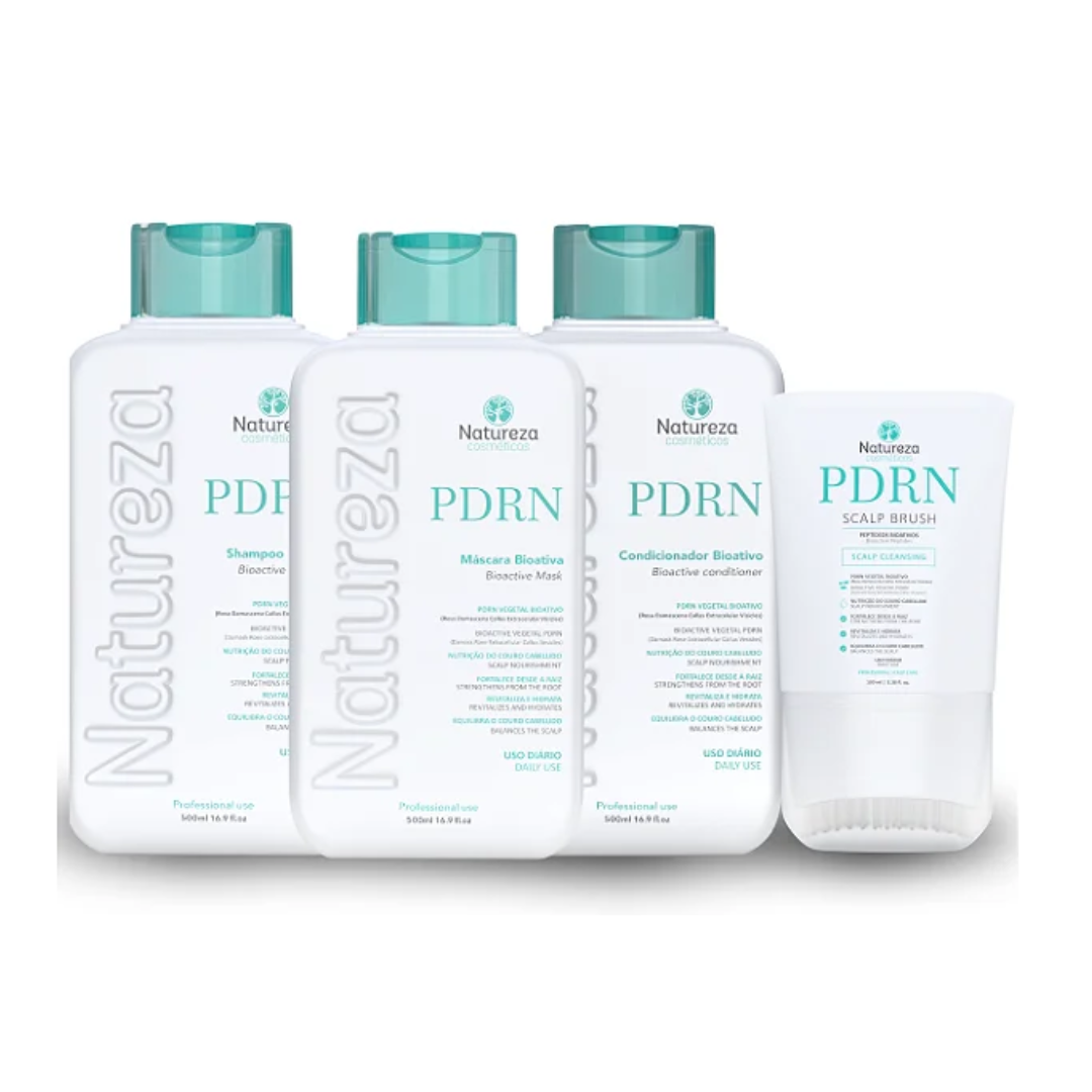 PDRN Set Scalp Bioactive Hair Home Care Treatment Kit Natureza