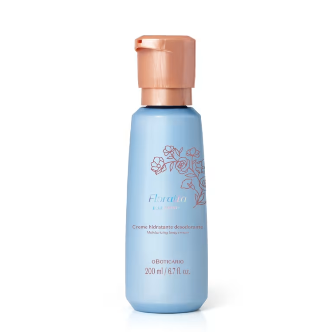 Floratta Blue Crystal Moisturizing Body Cream Skin Moisturizing 200ml O Boticário