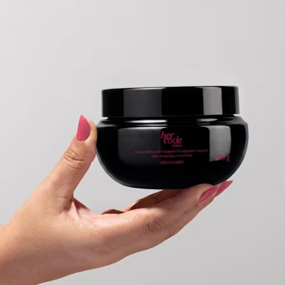 Her Code Clímax Moisturizing Body Cream Body Fragance 200g O Boticário