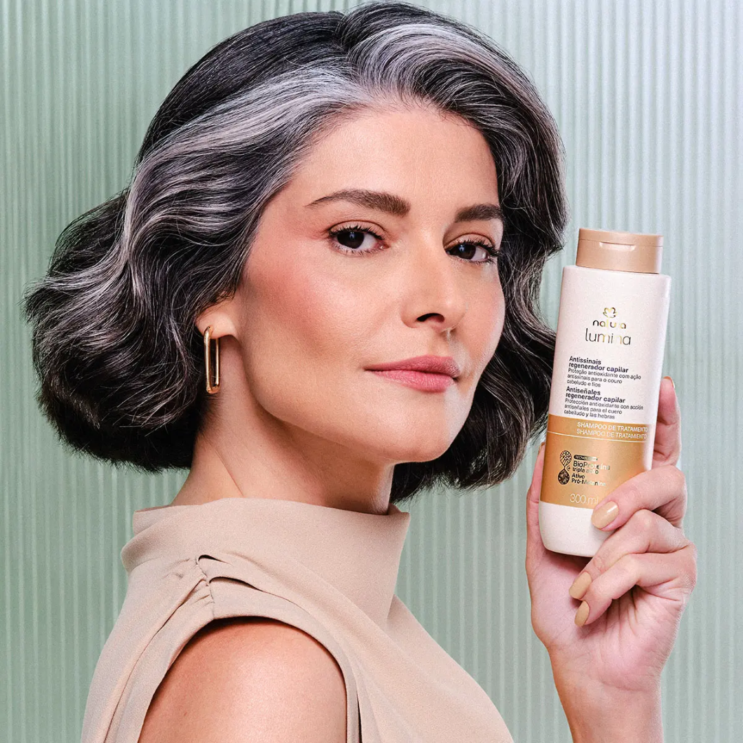 Lumina Antissinais Anti-Aging Hair Regenerating Home Care Set Kit Natura
