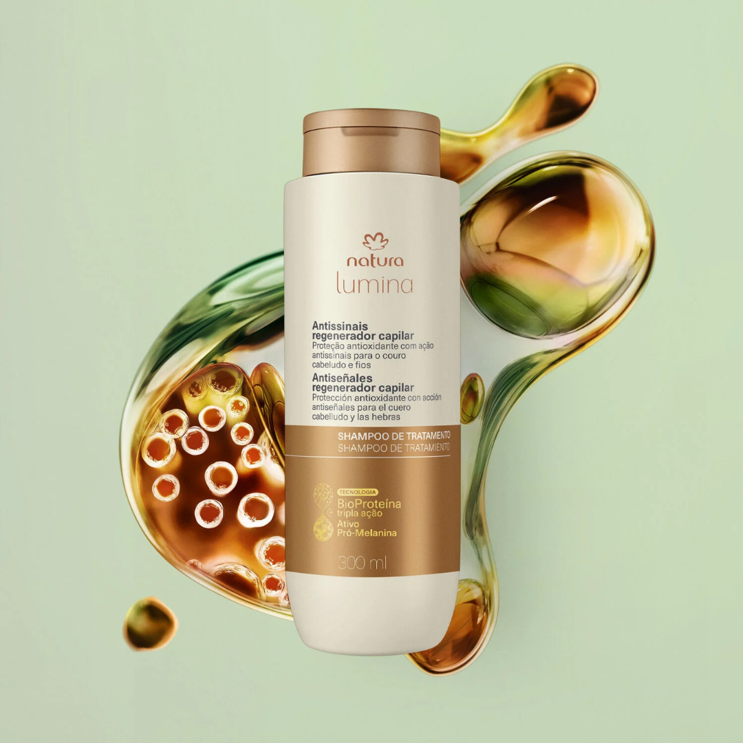Lumina Antissinais Anti-Aging Shampoo Hair Protection 300ml Natura